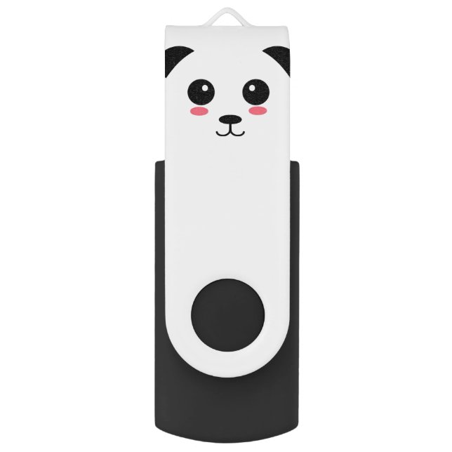 Pretty Panda USB Flash Drive (Front Vertical)