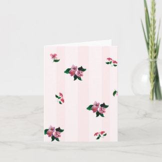 Pretty Pansies Invitation