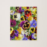 Pretty Pansies Jigsaw Puzzle<br><div class="desc">A wonderful and vibrant collection of gorgeous pansies,  so many beautiful colours,  and lots of products to choose from. If you or a loved one like these friendly flowers,  this popular design is sure to be appreciated.</div>