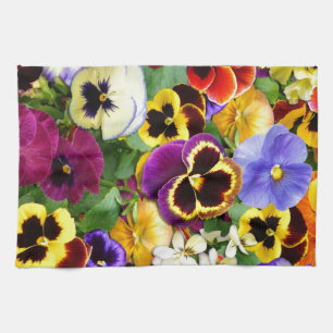 Pretty Pansies Towel