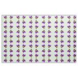 Pretty Pansy Floral Patterned Fabric