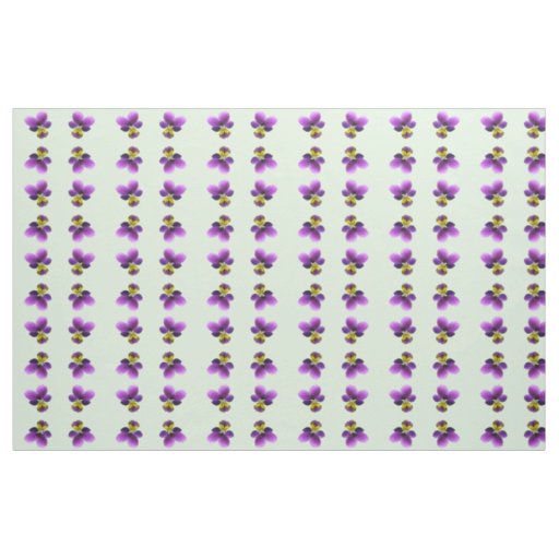 Pretty Pansy Floral Patterned Fabric