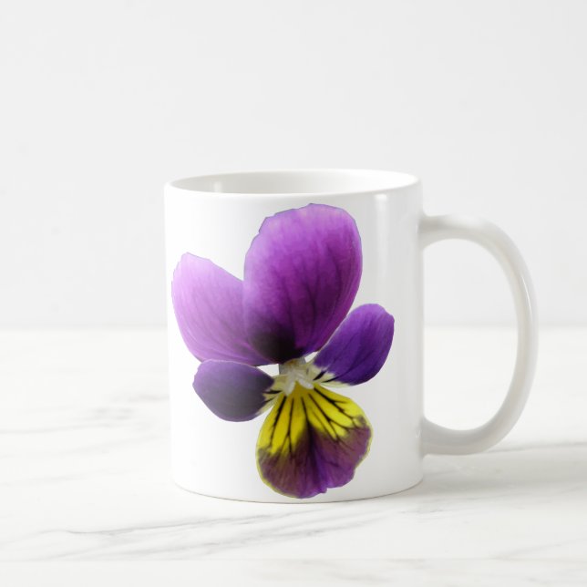 Pretty Pansy Mug (Right)