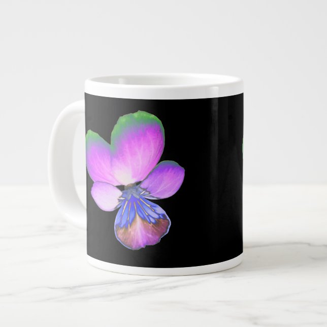 Pretty Pansy Mug (Front Left)