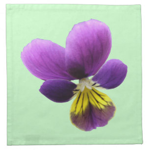 Pretty Pansy Napkin