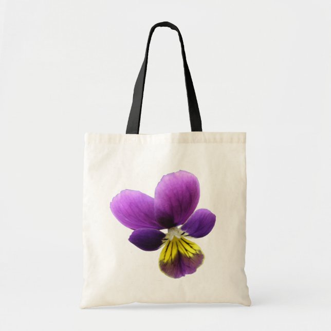 Pretty Pansy Tote Bag (Front)