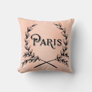 Pretty Paris French Antique Art Pillow