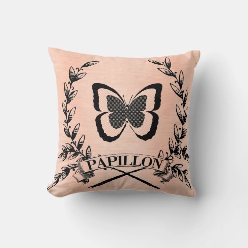 Pretty Paris French Papillon Pillow