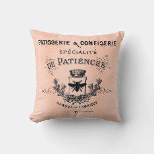 Pretty Paris French Patisserie Pillow