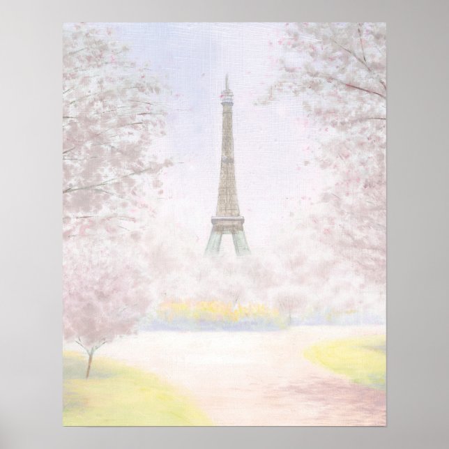 Pretty Paris In Pastels Poster (Front)