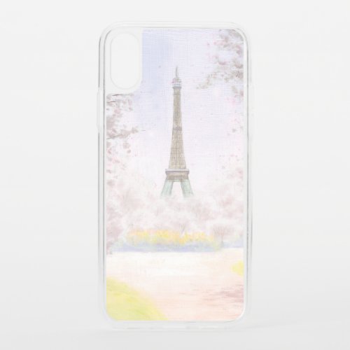 Pretty Paris In Pastels iPhone XS Case