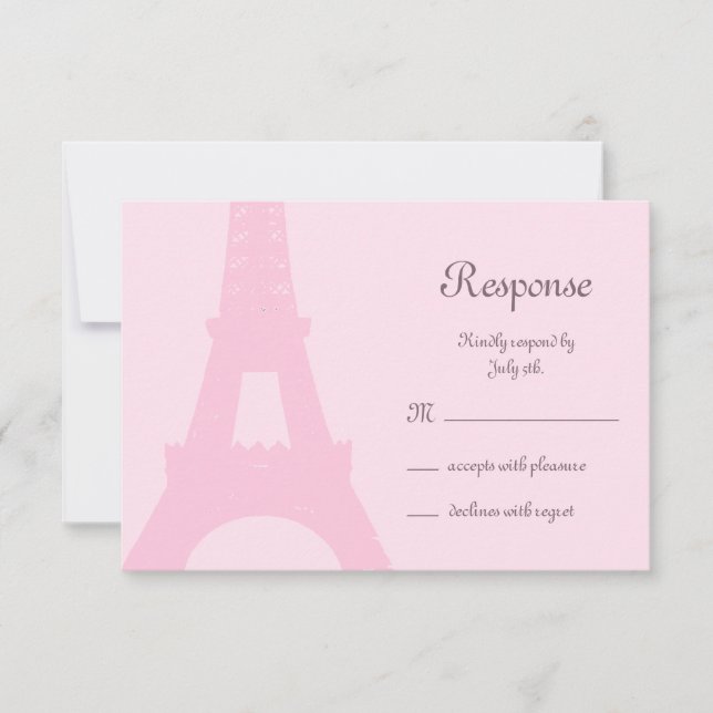 Pretty Paris RSVP (Front)