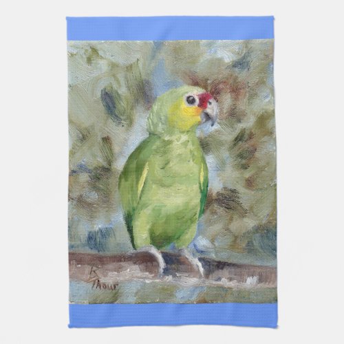 Pretty Parrot hand towels