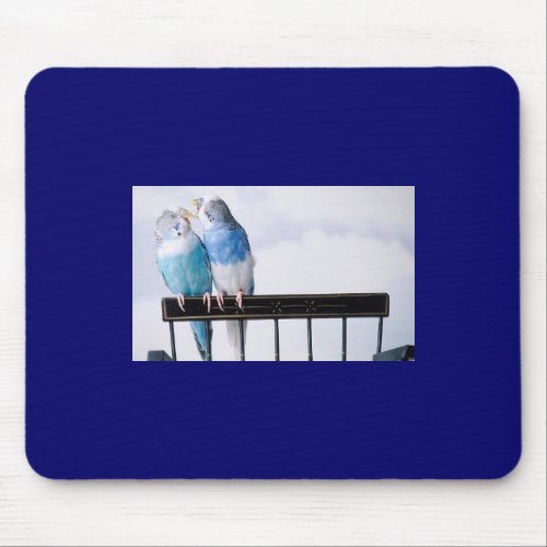 PRETTY PARROT PAIR MOUSEPAD