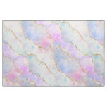 Pretty Pastel Agate | Gold Glitter Vein Watercolor Fabric