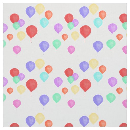 Pretty Pastel Balloons Fabric