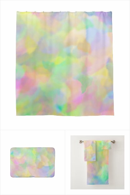 Pretty Pastel Bathroom Decor