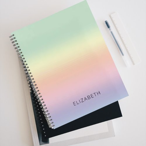 Pretty Pastel Blend Personalized Planner