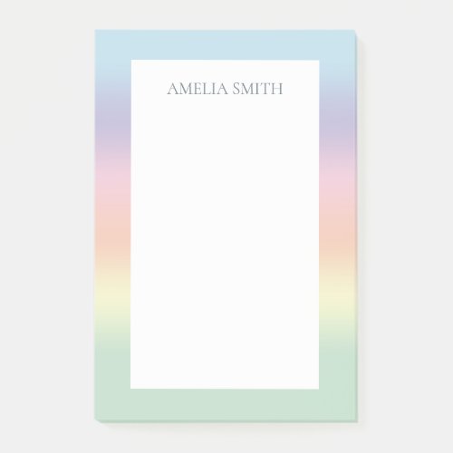 Pretty Pastel Blend Post_it Notes