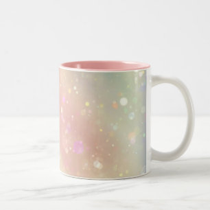 Pretty Pastel Bubbles Two-Tone Coffee Mug