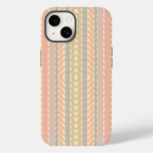 Pretty Pastel Diamond Pattern Case-Mate iPhone 14 Case