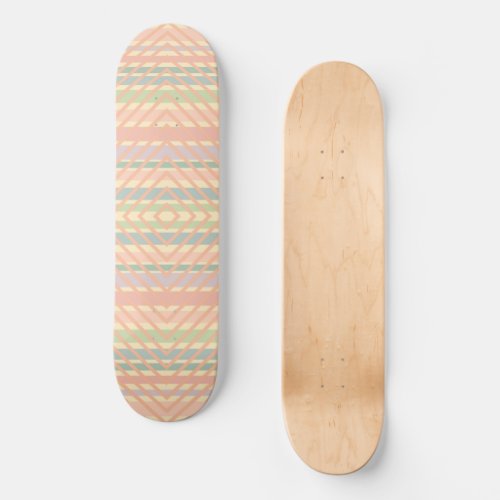 Pretty Pastel Diamond Pattern  Skateboard