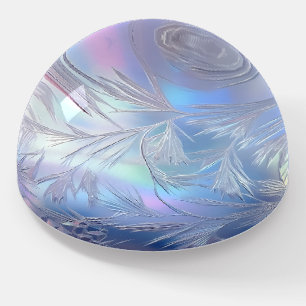 Pretty Pastel Ice Shard Pattern Paperweight