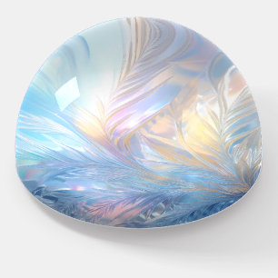 Pretty Pastel Ice Shard Pattern Paperweight