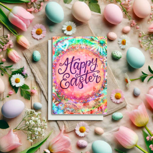 Pretty Pastel Inspirational Inspirivity Easter Card