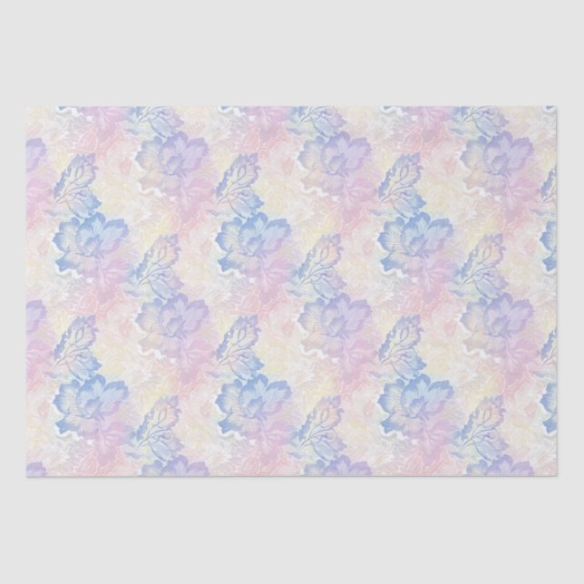 Pretty Pastel Lace Tissue Paper (Front)