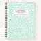 Pretty Pastel Leopard Print Pattern Mint