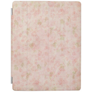Pretty Pastel Pink Floral iPad Smart Cover
