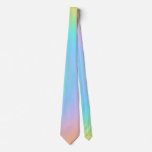 Pretty Pastel Rainbow Gradient Neck Tie