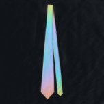 Pretty Pastel Rainbow Gradient Neck Tie<br><div class="desc">Beautiful pastel gradient design,  perfect for your wedding or any special occasion! It’s a perfect subtle way to add some pretty rainbow colors to your elegant event!

Designed by full-time artist Kelsey Lovelle. Let me know if you’d like anything customized!</div>