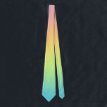 Pretty Pastel Rainbow Gradient Wedding Neck Tie<br><div class="desc">Beautiful pastel gradient design,  perfect for your wedding! It’s a perfect subtle way to add some pretty rainbow colors to your elegant wedding!
Designed by full-time artist Kelsey Lovelle. Let me know if you’d like anything customized!</div>