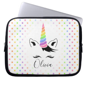 Pretty Pastel Unicorn Laptop Sleeve