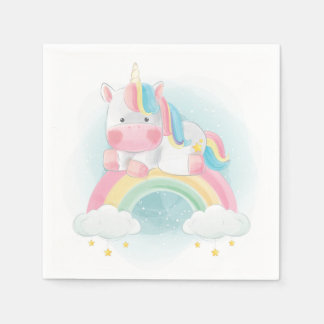 Pretty Pastel Unicorn Napkins