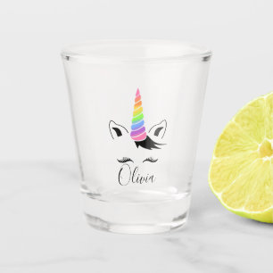 Pretty Pastel Unicorn Shot Glass
