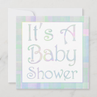Pretty Pastels Baby Shower Invitation