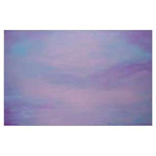 Pretty Pastels   Cute Pink Cloud Purple Blue Sky Fabric
