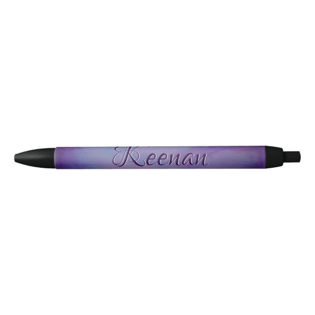 Pretty Pastels | Cute Pink Cloud Purple Blue Sky Pen (Front)