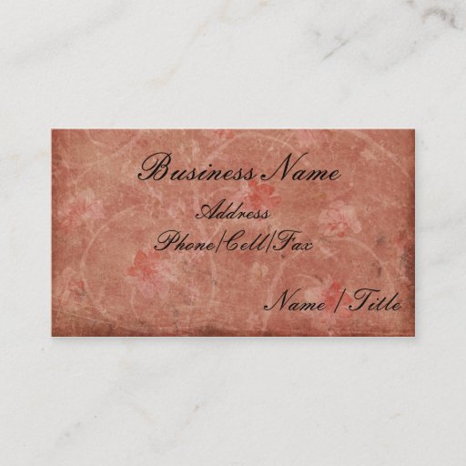 Customizable Pretty Pattern Business Card Templates