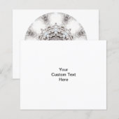 Pretty Pattern on a White Background. (Front/Back)