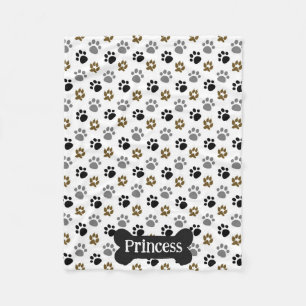 Pretty Paws Personalize Fleece Blanket