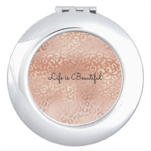 Pretty Peach Leopard Print 