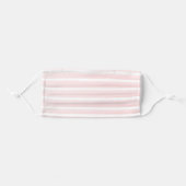 Pretty Peach Pink Adult Cloth Face Mask (Front, Folded)