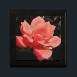 Pretty Peach Pink Rose floral Gift Box<br><div class="desc">Peach Pink Rose Beautiful photo of a peachy pink rose by Artist Sandra Marie Closs. Add your own text, name or monogram to create the perfect product for any occasion. Wedding, bridal party garden party, sympathy , birthday, baby shower, any celebration or just to make your day a little bit...</div>