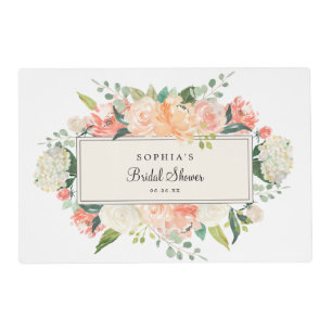 Pretty Peach Place Mat