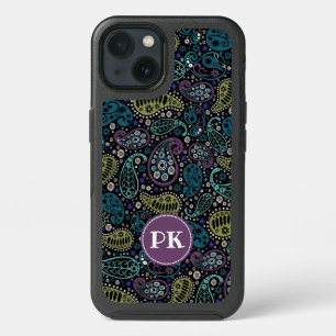 Pretty Peacock Colors Paisley Pattern Case-Mate iP iPhone 13 Case