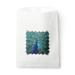 Pretty Peacock Favor Bag